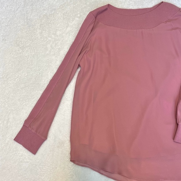 Soft Surrounding Dianthus Chiffon Lagenlook Tunic in Dusty Pink Women's Medium - Picture 7 of 9